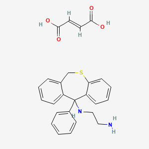 11-(2-Aminoethylamino)-11-phenyl-6,11-dihydrodibenzo(b,e)thiepin maleate