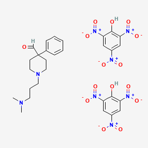 1-[3-(dimethylamino)propyl]-4-phenylpiperidine-4-carbaldehyde;2,4,6-trinitrophenol