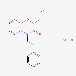 4-(2-Phenylethyl)-2-propyl-2H-pyrido(3,2-b)-1,4-oxazin-3(4H)-one monohydrochloride