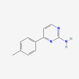 molecular formula C11H11N3 B1273790 2-Amino-4-(4-methylphenyl)pyrimidine CAS No. 263276-44-4
