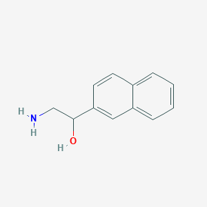 molecular formula C12H13NO B1273792 2-Amino-1-(2-naphthyl)-1-ethanol CAS No. 4899-26-7