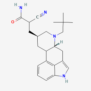 Ergoline-8-propanamide, alpha-cyano-6-(2,2-dimethylpropyl)-, (8-beta)-