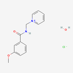 1-(m-Methoxybenzamidomethyl)pyridinium chloride hydrate