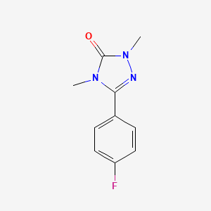 3H-1,2,4-Triazol-3-one, 2,4-dihydro-2,4-dimethyl-5-(4-fluorophenyl)-