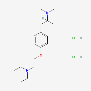 4-(2-(Diethylamino)ethoxy)-N,N,alpha-trimethylbenzeneethanamine dihydrochloride