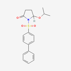 1-((1,1'-Biphenyl)-4-ylsulfonyl)-5-(1-methylethoxy)-2-pyrrolidinone