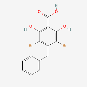 gamma-Resorcylic acid, 4-benzyl-3,5-dibromo-