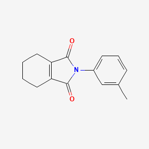 molecular formula C15H15NO2 B12738065 4,5,6,7-Tetrahydro-2-(3-methylphenyl)-1H-isoindole-1,3(2H)-dione CAS No. 59647-96-0