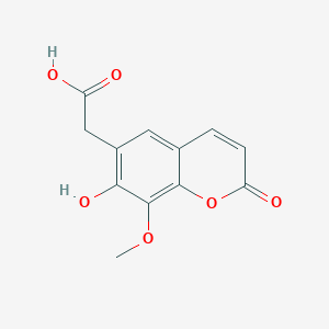 6-(Carboxymethyl)-7-hydroxy-8-methoxy Coumarin