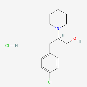 beta-(4-Chlorobenzyl)-1-piperidineethanol hydrochloride