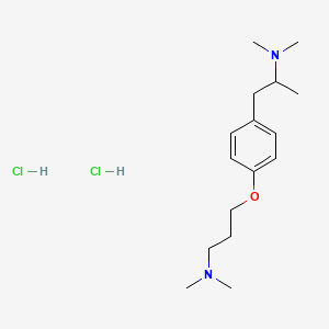 4-(3-(Dimethylamino)propoxy)-N,N,alpha-trimethylbenzeneethanamine dihydrochloride