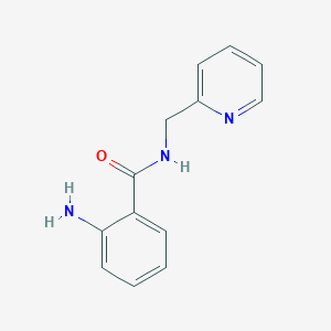 molecular formula C13H13N3O B1273846 2-Amino-N-(2-pyridinylmethyl)benzamide CAS No. 57786-49-9