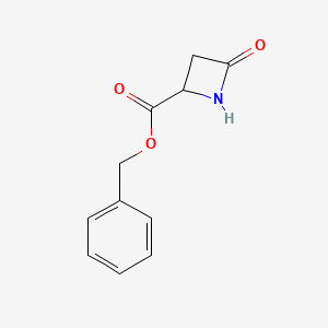 molecular formula C11H11NO3 B1273849 Benzyl 4-oxoazetidine-2-carboxylate CAS No. 87791-58-0