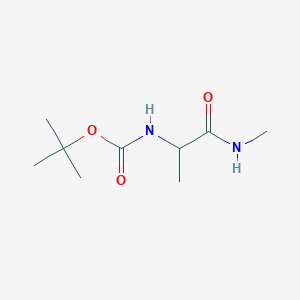 molecular formula C9H18N2O3 B1273867 叔丁基N-[1-(甲基氨基羰基)乙基]氨基甲酸酯 CAS No. 88815-86-5
