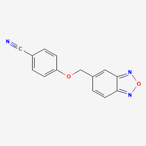 B1273877 4-(2,1,3-Benzoxadiazol-5-ylmethoxy)benzonitrile CAS No. 845266-25-3