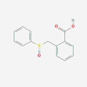 2-[(Phenylsulfinyl)methyl]benzoic acid