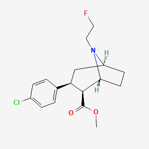 molecular formula C17H21ClFNO2 B12738884 Fecnt CAS No. 281667-94-5