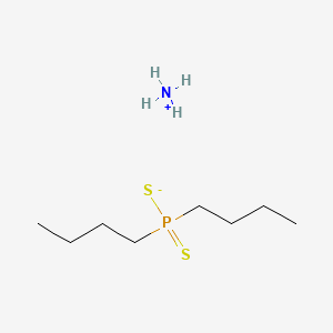 Phosphinodithioic acid, dibutyl-, ammonium salt