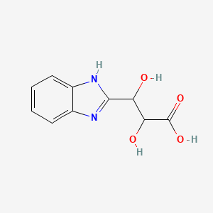 B1273894 3-(1H-benzimidazol-2-yl)-2,3-dihydroxypropanoic acid CAS No. 49671-84-3