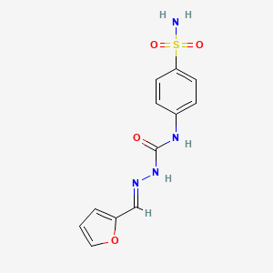 2-Furaldehyde, 4-(p-sulfamoylphenyl)semicarbazone