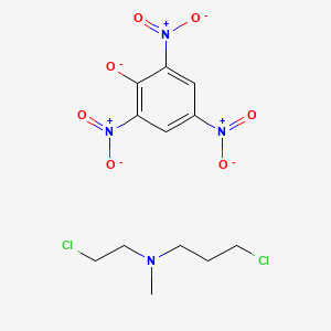 N-2-Chloroethyl-N-methyl-3-chloropropylamine picrate