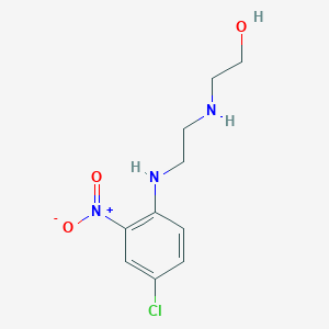 B1273896 2-({2-[(4-Chloro-2-nitrophenyl)amino]ethyl}amino)ethanol CAS No. 282104-85-2