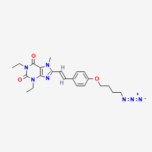 (E)-8-(4-(4-Azidobutoxy)styryl)-1,3-diethyl-7-methylxanthine