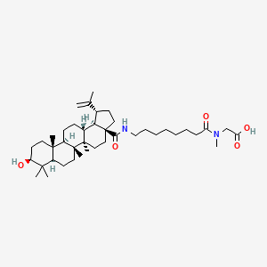 N'-(N-(3beta-Hydroxylup-20(29)-en-28-oyl)-8-aminooctanoyl)sarcosine