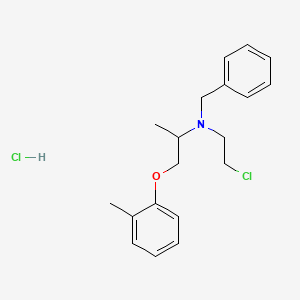 Benzylamine, N-(2-chloroethyl)-N-(2-methylphenoxy(1-methylethyl))-, hydrochloride