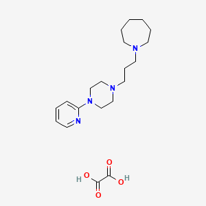 oxalic acid;1-[3-(4-pyridin-2-ylpiperazin-1-yl)propyl]azepane