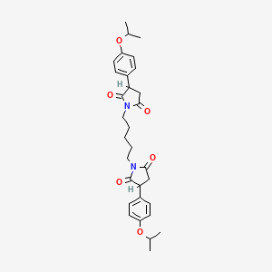 1,1'-(1,5-Pentanediyl)bis(3-(4-(1-methylethoxy)phenyl)-2,5-pyrrolidinedione)