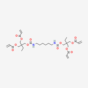 2-(((((6-(((2,2-Bis(((1-oxoallyl)oxy)methyl)butoxy)carbonyl)amino)hexyl)amino)carbonyl)oxy)methyl)-2-ethyl-1,3-propanediyl diacrylate