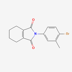 1H-Isoindole-1,3(2H)-dione, 2-(4-bromo-3-methylphenyl)-4,5,6,7-tetrahydro-