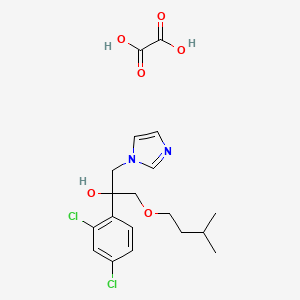 2-(2,4-Dichlorophenyl)-1-(imidazol-1-yl)-3-isoamyloxy-2-propanol oxalate