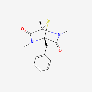 1,3,4-Trimethyl-6-benzyl-3,6-epithio-2,5-dioxopiperazine