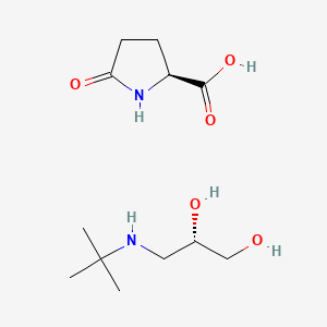 1-tert-Butylamino-2,3-propanediol pidolate