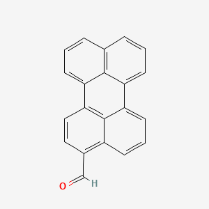 B1274024 3-Perylenecarboxaldehyde CAS No. 35438-63-2