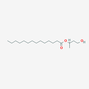 B12740724 1,3-Butylene glycol 3-monomyristate CAS No. 89457-56-7