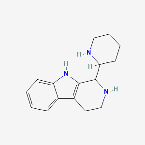 1-(2-Piperidinyl)-2,3,4,9-tetrahydro-1H-pyrido(3,4-b)indole