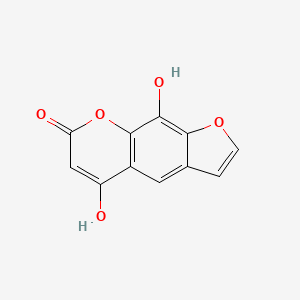 5,9-Dihydroxy-7H-furo[3,2-g][1]benzopyran-7-one