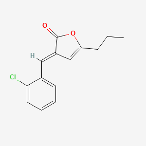 5-Propyl-3-(o-chlorobenzylidene)furan-2-one