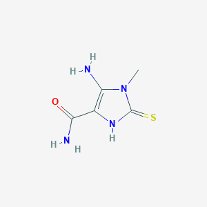 5-Amino-2-mercapto-1-methyl-1H-imidazole-4-carboxamide