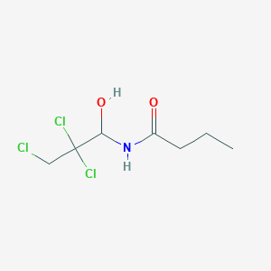 Butanamide, N-(2,2,3-trichloro-1-hydroxypropyl)-