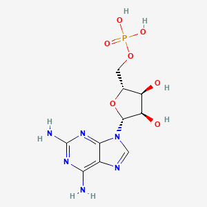 B1274103 5'-Adenylic acid, 2-amino- CAS No. 7561-54-8