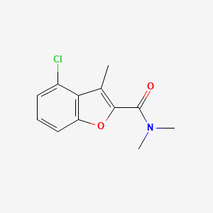 2-Benzofurancarboxamide, 4-chloro-N,N,3-trimethyl-