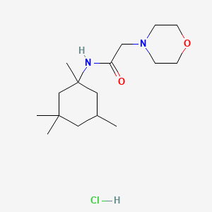 N-(1,3,3,5-Tetramethylcyclohexyl)-4-morpholineacetamide hydrochloride