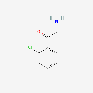 B1274112 2-Amino-1-(2-chlorophenyl)ethanone CAS No. 743357-99-5