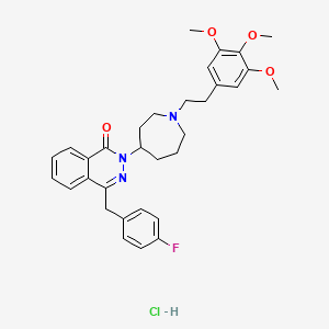 1(2H)-Phthalazinone, 4-((4-fluorophenyl)methyl)-2-(hexahydro-1-(2-(3,4,5-trimethoxyphenyl)ethyl)-1H-azepin-4-yl)-, monohydrochloride