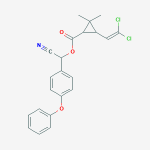Cyano(4-phenoxyphenyl)methyl 3-(2,2-dichloroethenyl)-2,2-dimethylcyclopropanecarboxylate