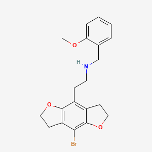 molecular formula C20H22BrNO3 B12741209 2CBFly-NBOMe CAS No. 1335331-42-4